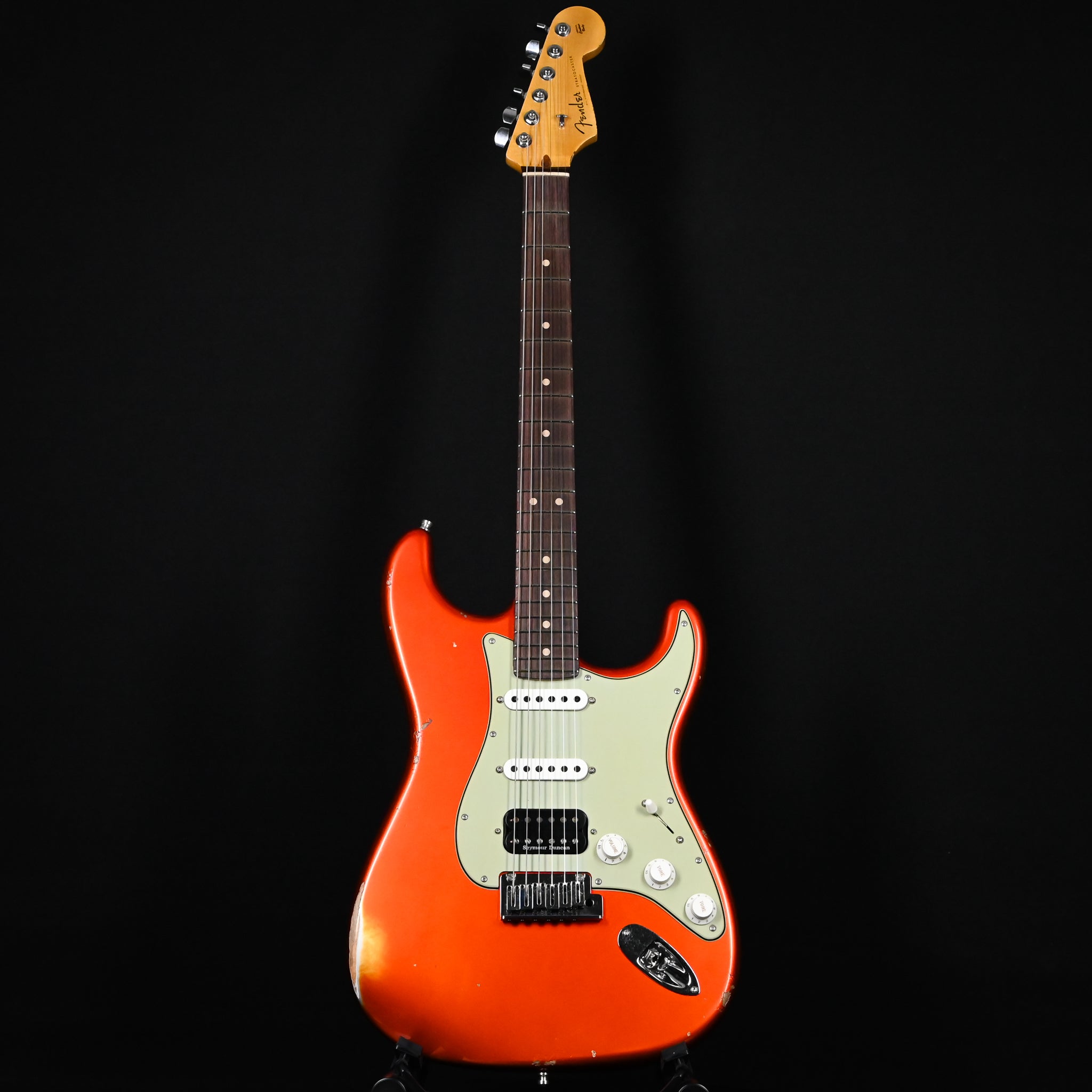 Fender Custom Shop Deluxe Stratocaster w/ Seymour Duncan SH4B Humbucker, Relic/ Closet Classic Hardware- Candy Tangerine 2026 (R148968)