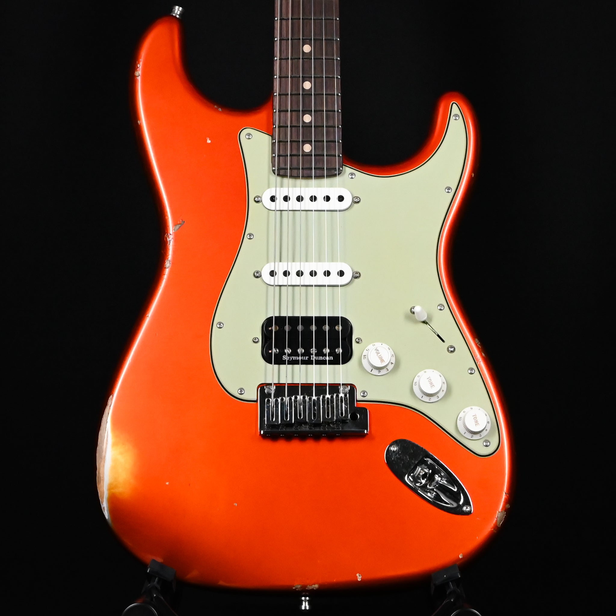 Fender Custom Shop Deluxe Stratocaster w/ Seymour Duncan SH4B Humbucker, Relic/ Closet Classic Hardware- Candy Tangerine 2026 (R148968)