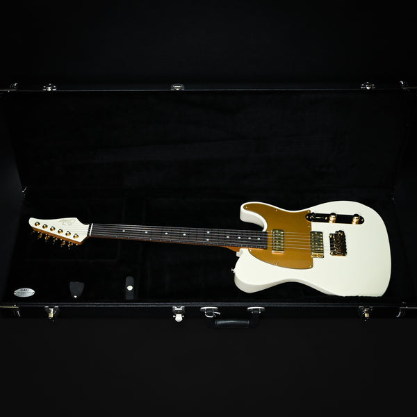 Suhr Mateus Asato Signture Series Classic T w/ Lollar Gold Foil Pickups & Tremolo- MA White (81396)