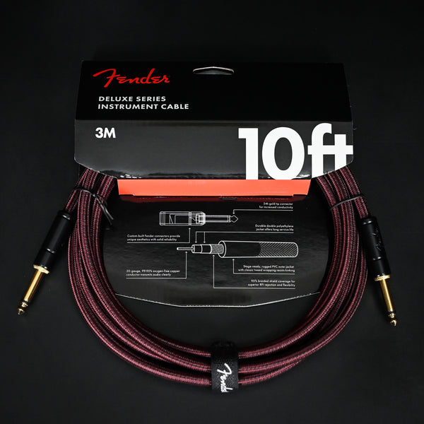 Fender Deluxe Series Tweed Instrument Cable 10ft