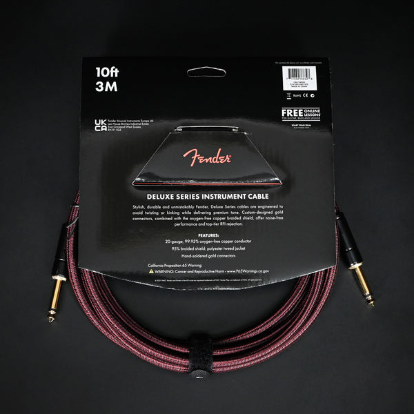 Fender Deluxe Series Tweed Instrument Cable 10ft