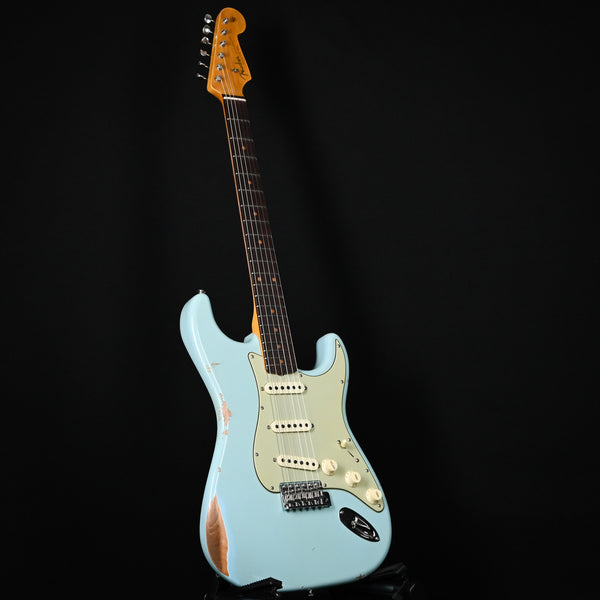 Fender Custom Shop Late-1962 Stratocaster Relic w/ Closet Classic Hardware- Faded Aged Daphne Blue 2025 (CZ585800)