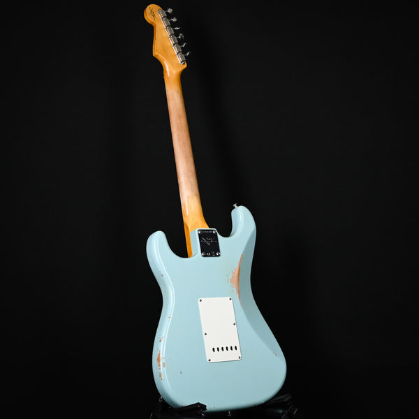 Fender Custom Shop Late-1962 Stratocaster Relic w/ Closet Classic Hardware- Faded Aged Daphne Blue 2025 (CZ585800)