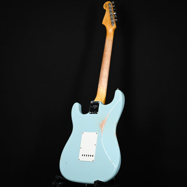 Fender Custom Shop Late-1962 Stratocaster Relic w/ Closet Classic Hardware- Faded Aged Daphne Blue 2025 (CZ585800)