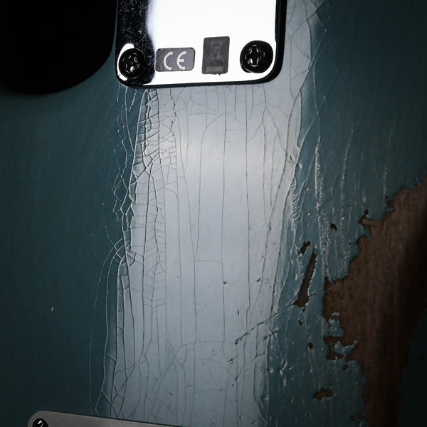 Fender Custom Shop Late-1962 Stratocaster Relic w/ Closet Classic Hardware- Faded Aged Daphne Blue 2025 (CZ585800)