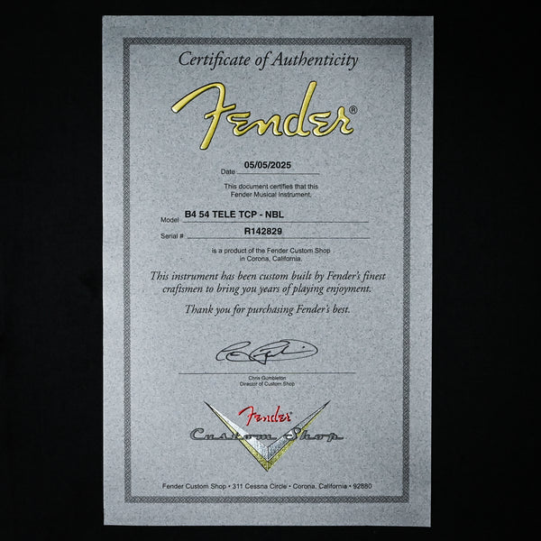 Fender Custom Shop '54 Telecaster Time Capsule Finish- Nocaster Blonde 2025 (R142829)