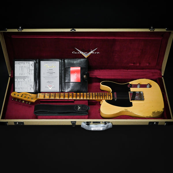 Fender Custom Shop '52 Telecaster Heavy Relic- Aged Nocaster Blonde 2024 (R137503)