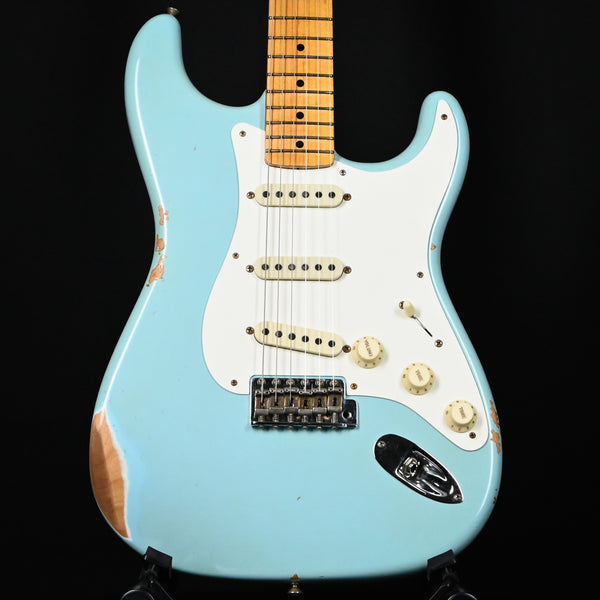 Fender Custom Shop Limited Edition '57 Stratocaster Relic- Faded Aged Daphne Blue 2023 (CZ570842)