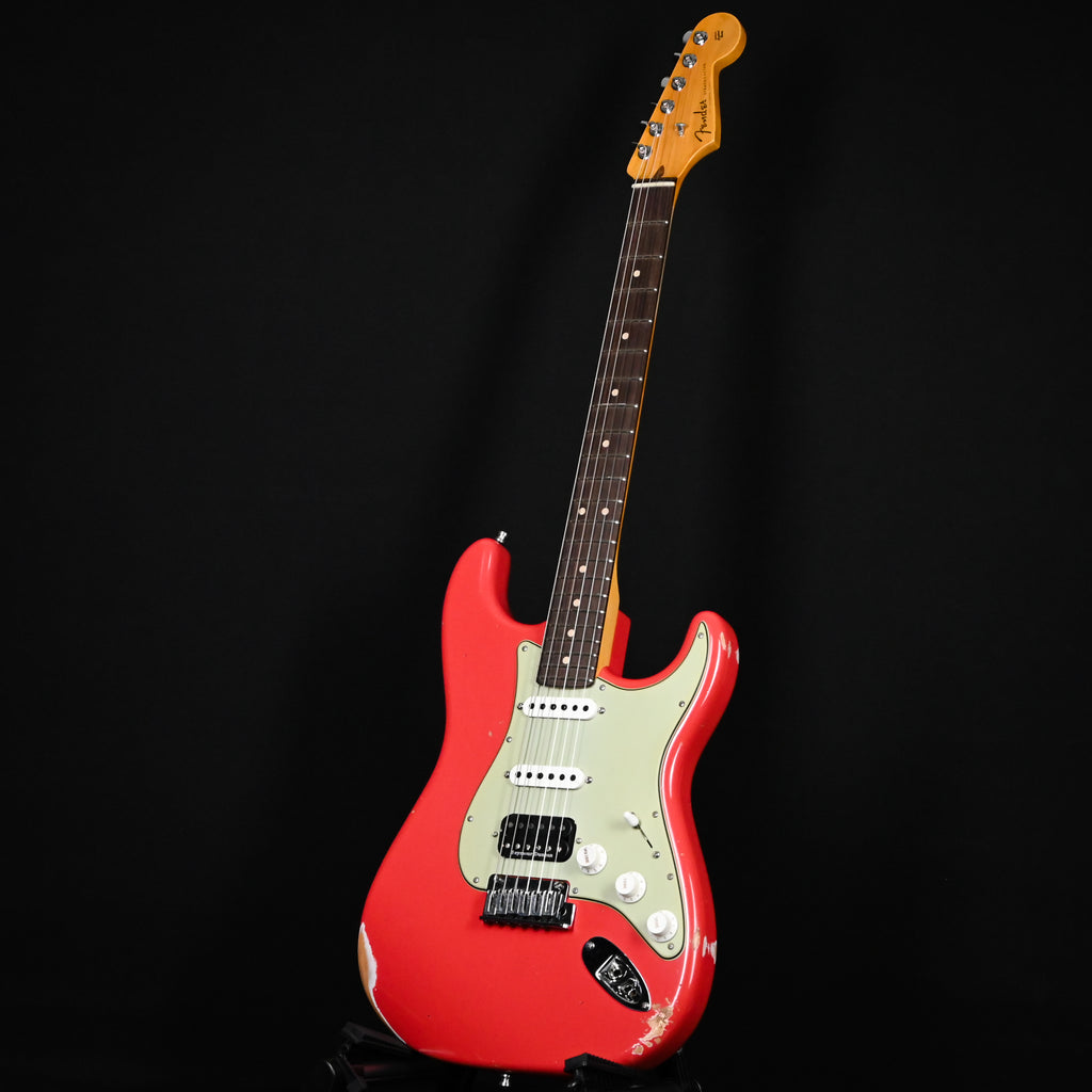 Fender Custom Shop Deluxe Stratocaster w/ Seymour Duncan SH4B Humbucker, Relic/ Closet Classic Hardware- Aged Fiesta Red 2026 (R148092)