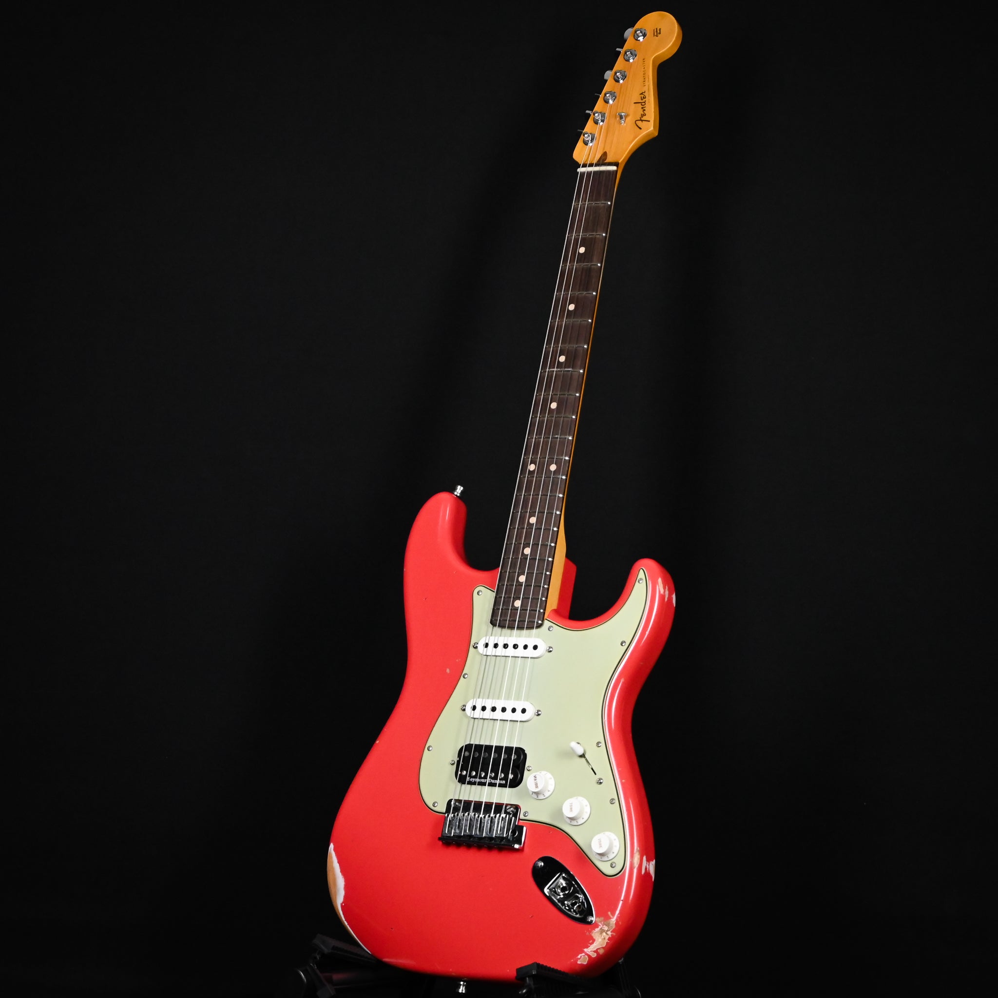 Fender Custom Shop Deluxe Stratocaster w/ Seymour Duncan SH4B Humbucker, Relic/ Closet Classic Hardware- Aged Fiesta Red 2026 (R148092)