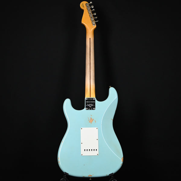 Fender Custom Shop Limited Edition '57 Stratocaster Relic- Faded Aged Daphne Blue 2023 (CZ570842)