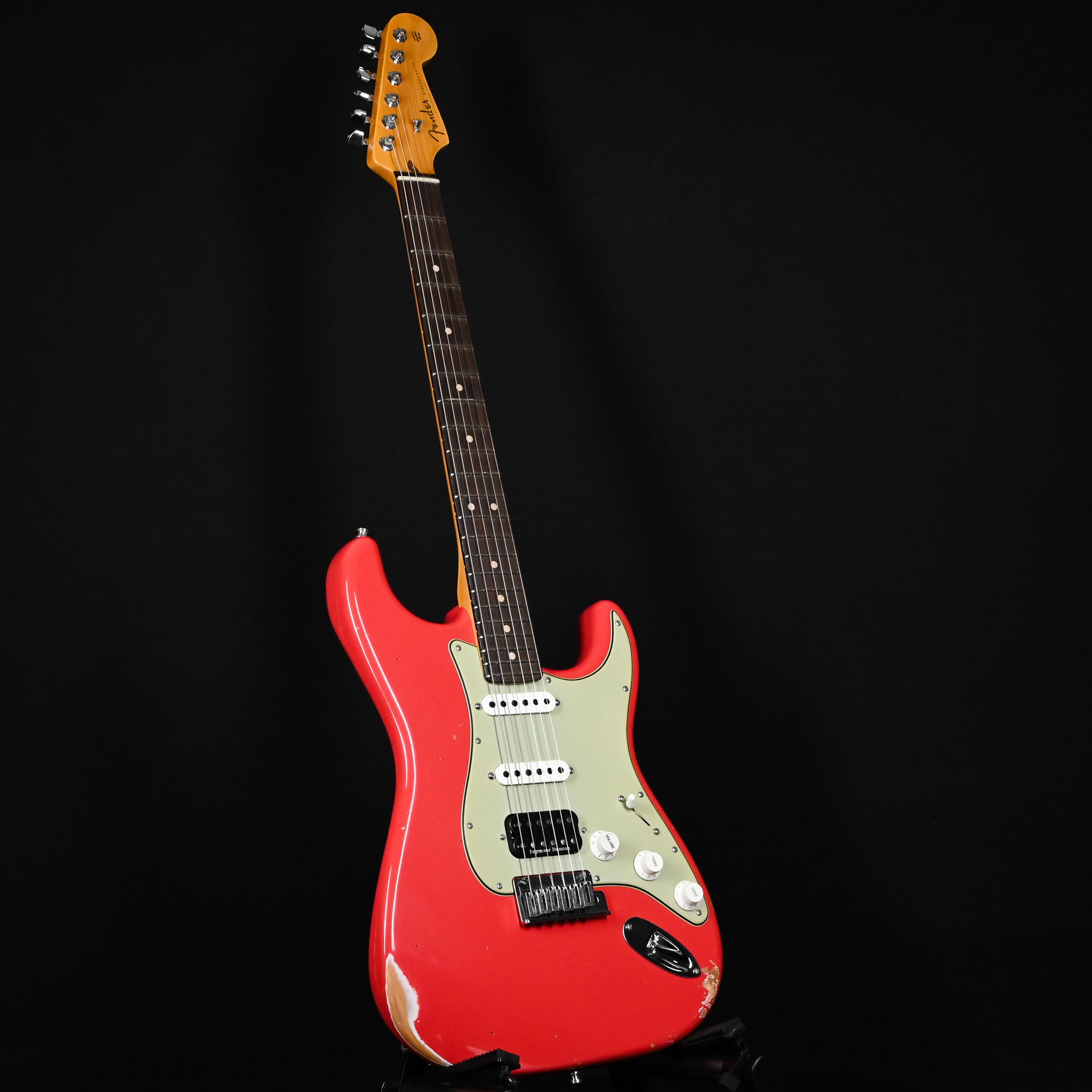 Fender Custom Shop Deluxe Stratocaster w/ Seymour Duncan SH4B Humbucker, Relic/ Closet Classic Hardware- Aged Fiesta Red 2026 (R148092)