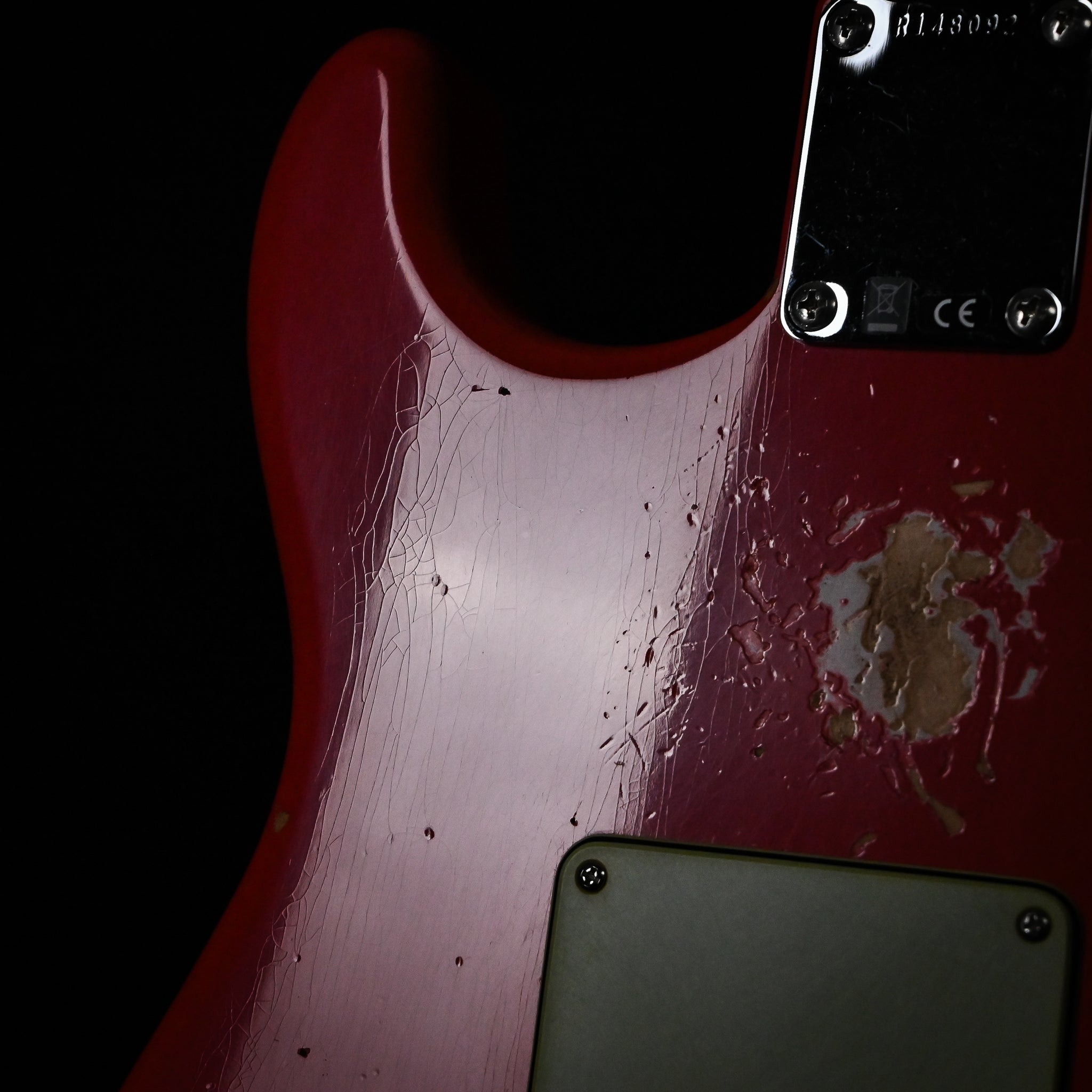 Fender Custom Shop Deluxe Stratocaster w/ Seymour Duncan SH4B Humbucker, Relic/ Closet Classic Hardware- Aged Fiesta Red 2026 (R148092)