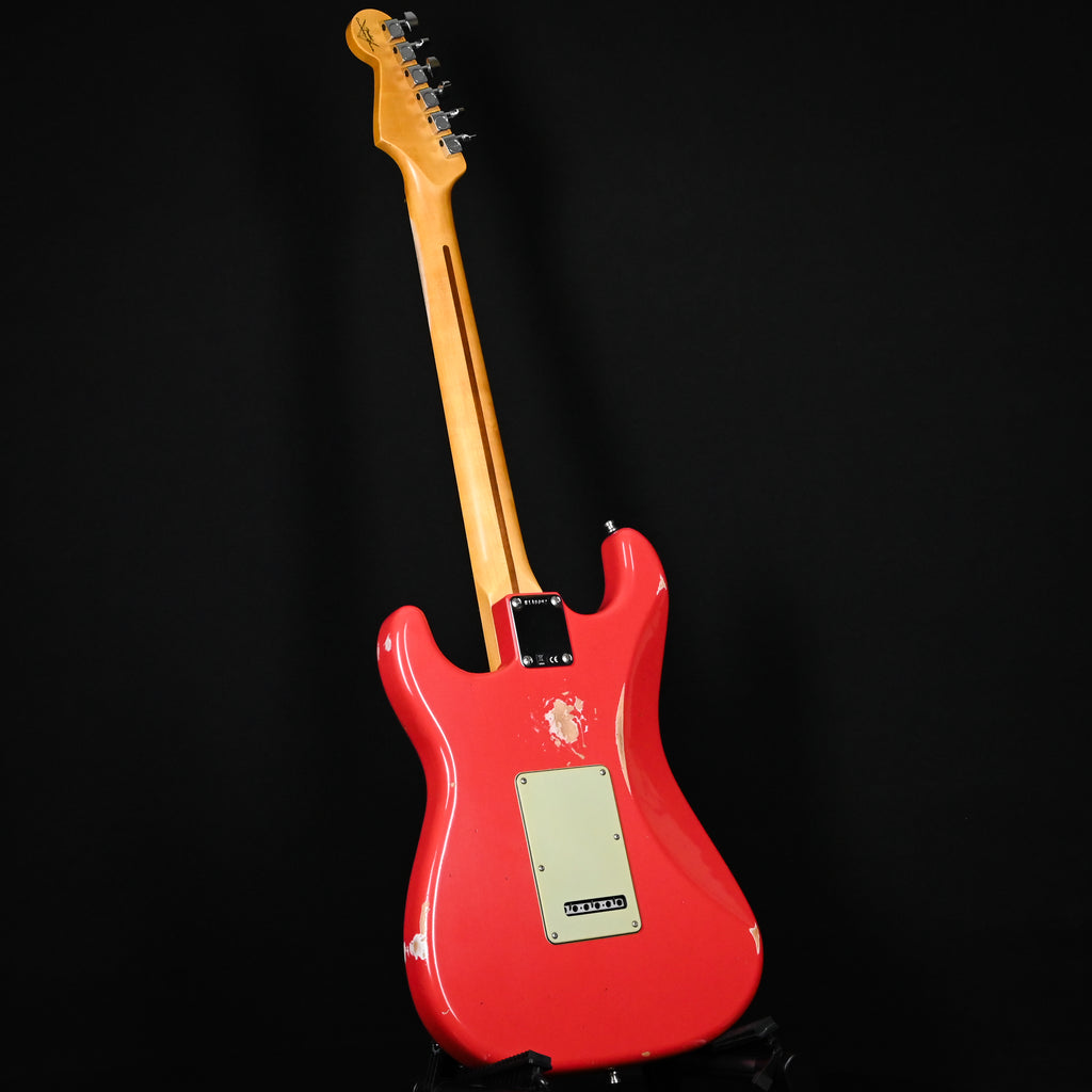 Fender Custom Shop Deluxe Stratocaster w/ Seymour Duncan SH4B Humbucker, Relic/ Closet Classic Hardware- Aged Fiesta Red 2026 (R148092)