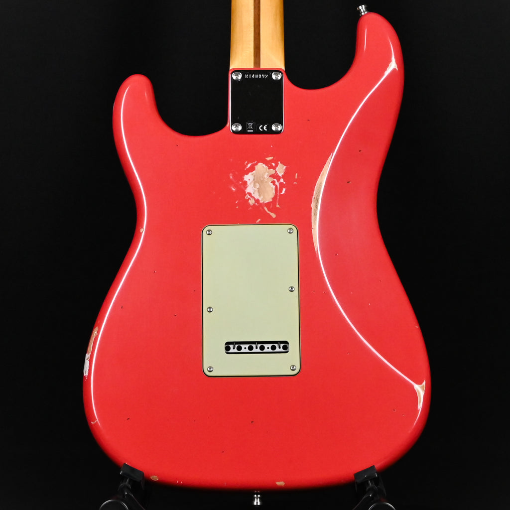 Fender Custom Shop Deluxe Stratocaster w/ Seymour Duncan SH4B Humbucker, Relic/ Closet Classic Hardware- Aged Fiesta Red 2026 (R148092)