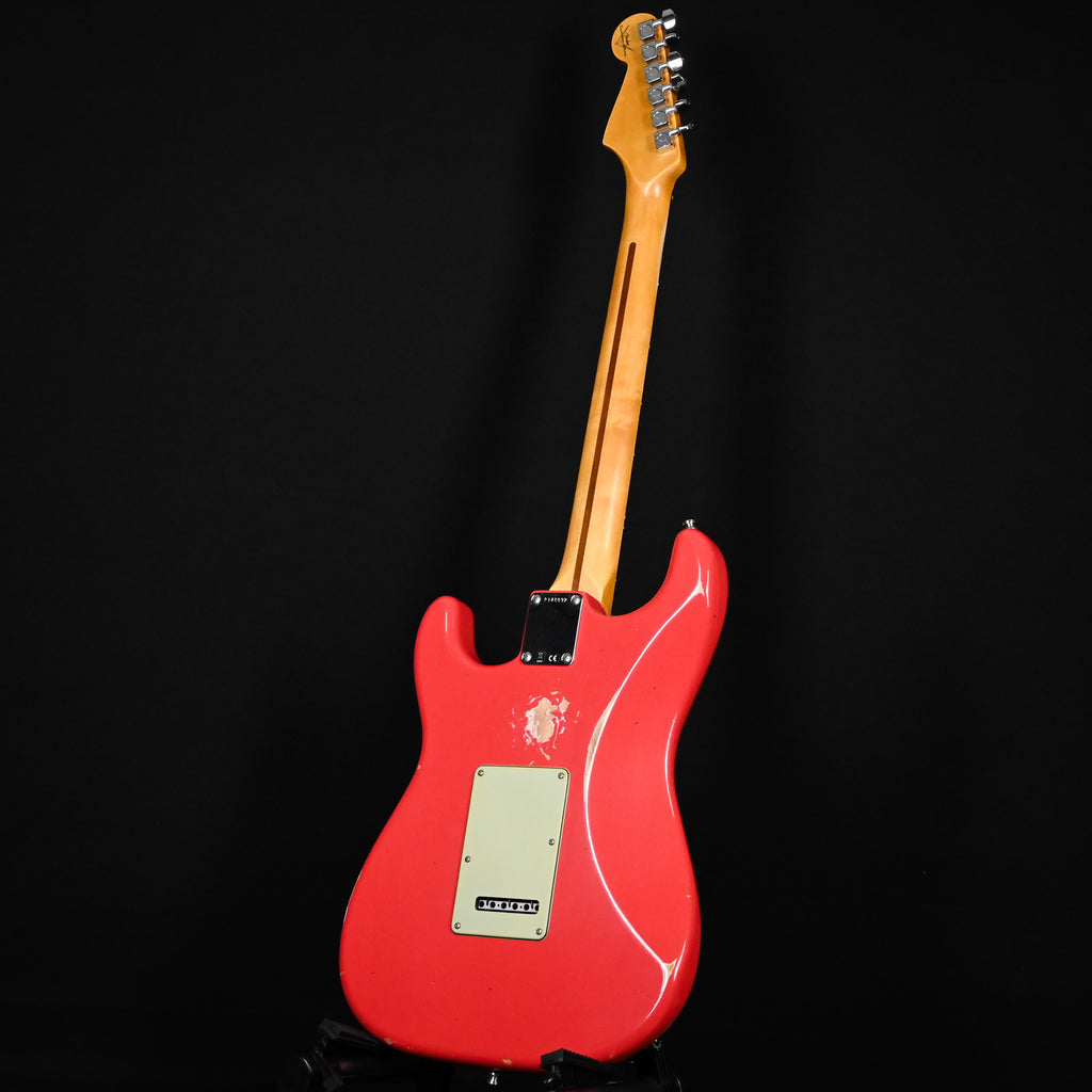 Fender Custom Shop Deluxe Stratocaster w/ Seymour Duncan SH4B Humbucker, Relic/ Closet Classic Hardware- Aged Fiesta Red 2026 (R148092)