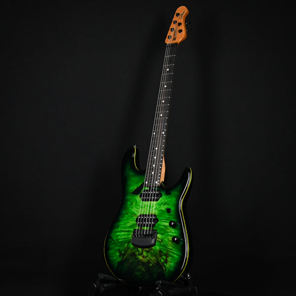 Ernie Ball Music Man Jason Richardson Cutlass HT Guitar, Buckeye Burl Top- Kokiri Forest (S109930)