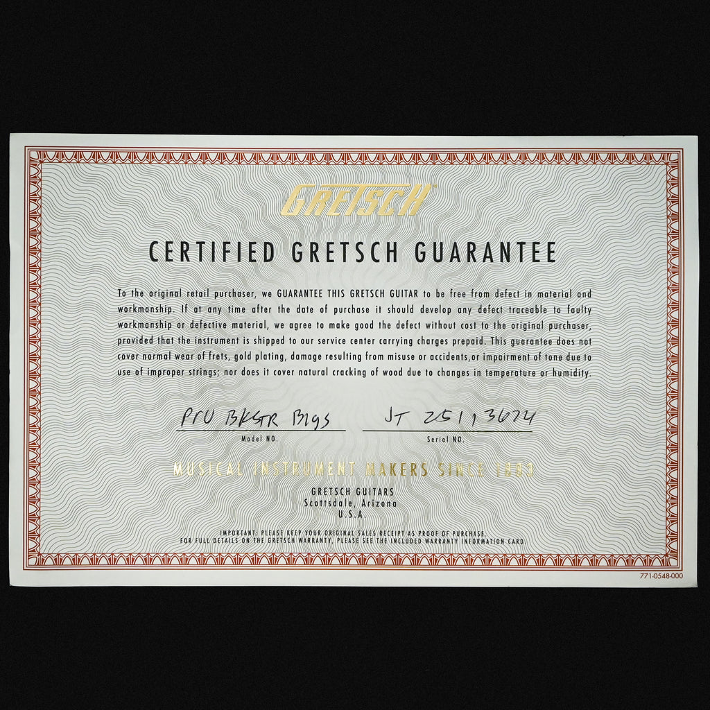 Gretsch Broadkaster LX Figured Center Block w/ String-Thru Bigsby and Gold Hardware- Havana Burst 2026 (JT25113674)