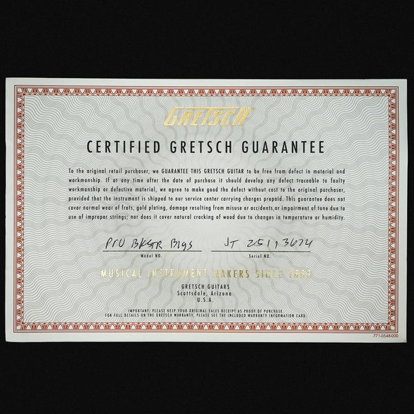 Gretsch Broadkaster LX Figured Center Block w/ String-Thru Bigsby and Gold Hardware- Havana Burst 2026 (JT25113674)