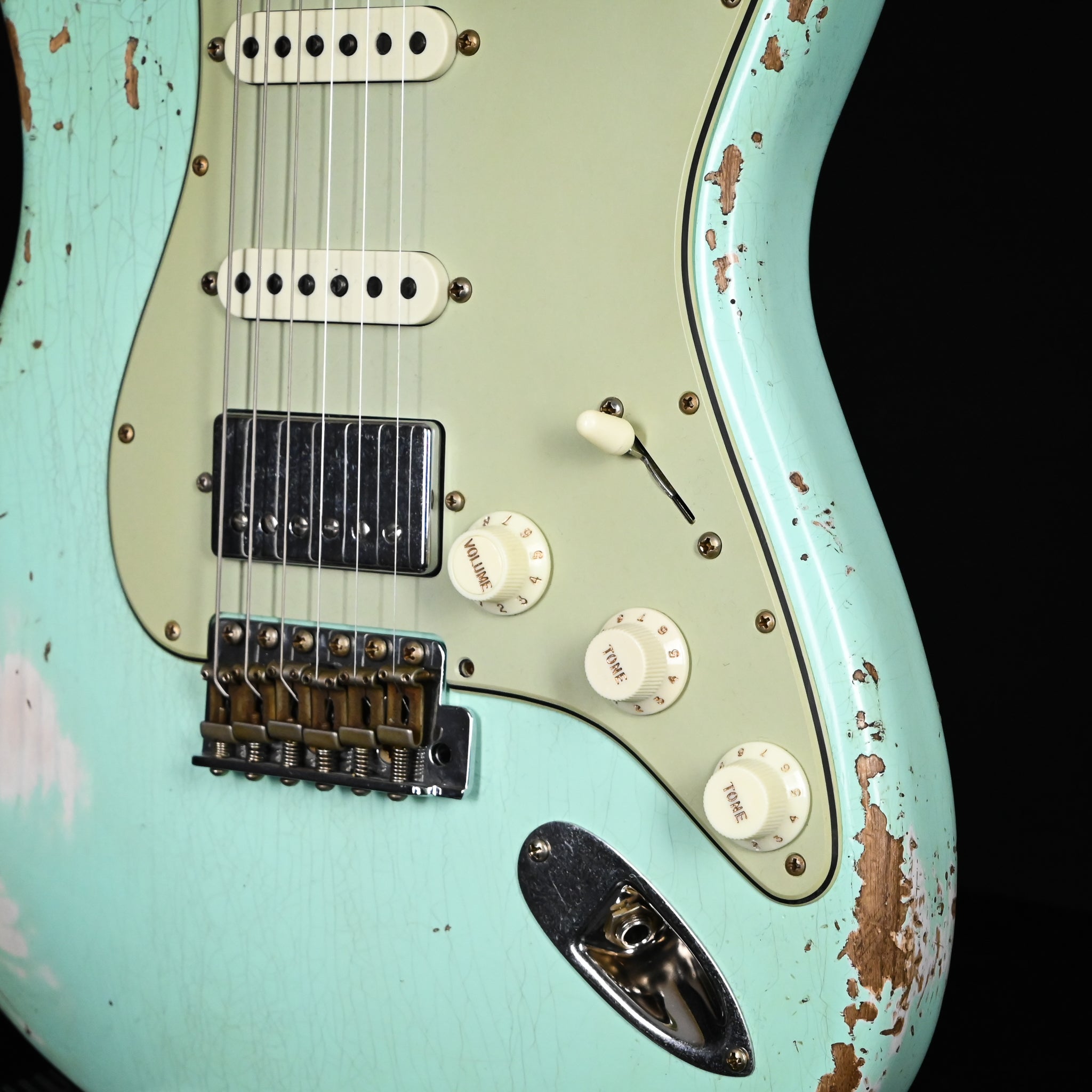 Fender Custom Shop '62 Stratocaster HSS Heavy Relic- Surf Green 2026 (R147751)