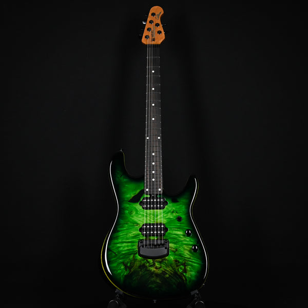 Ernie Ball Music Man Jason Richardson Cutlass HT Guitar, Buckeye Burl Top- Kokiri Forest (S109930)