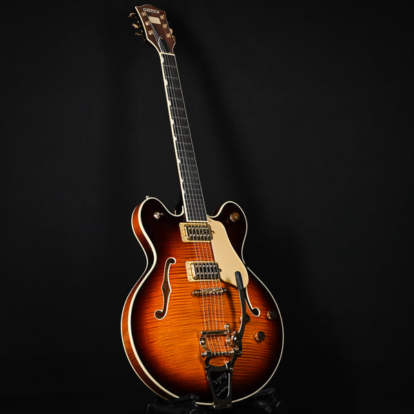 Gretsch Broadkaster LX Figured Center Block w/ String-Thru Bigsby and Gold Hardware- Havana Burst 2026 (JT25113674)