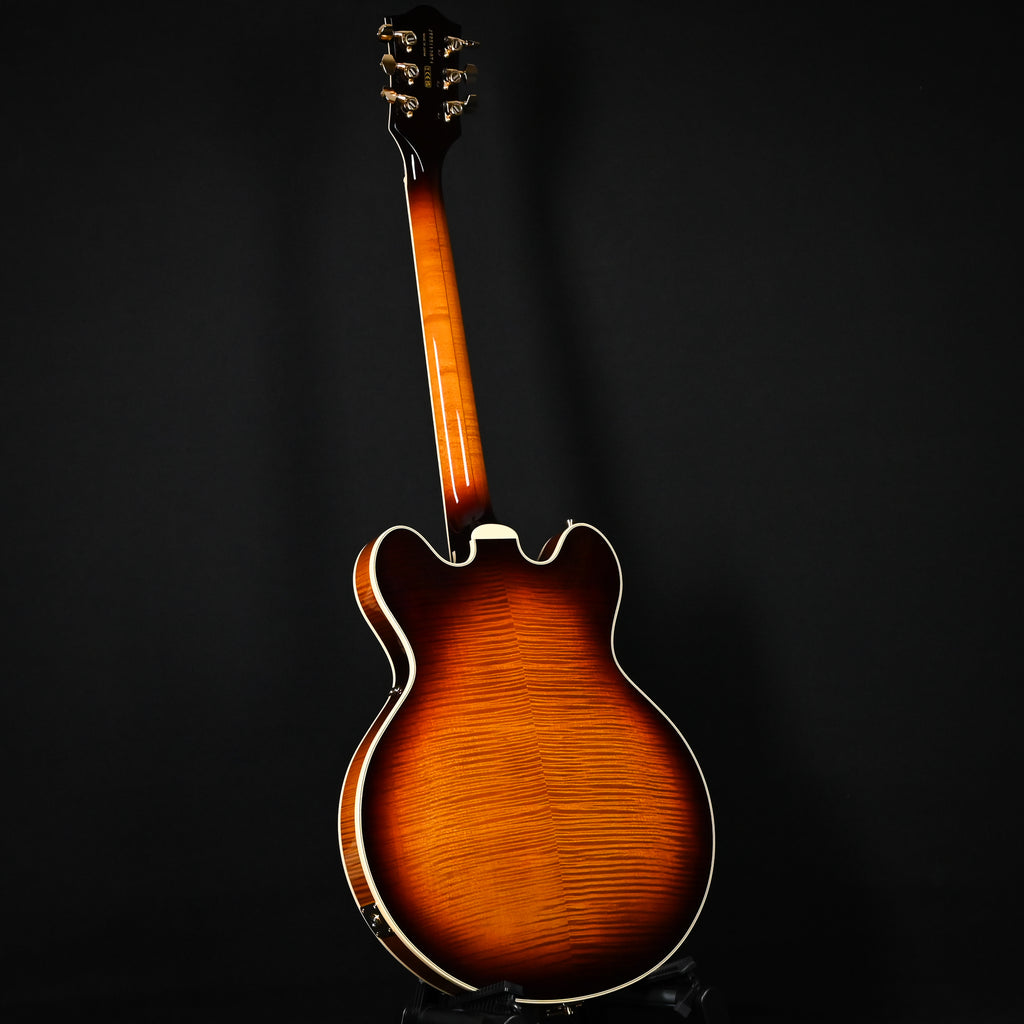 Gretsch Broadkaster LX Figured Center Block w/ String-Thru Bigsby and Gold Hardware- Havana Burst 2026 (JT25113674)