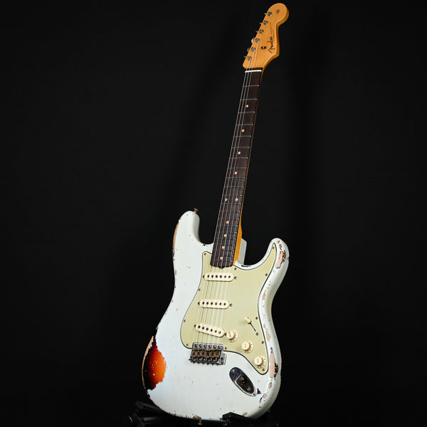 Fender Custom Shop Masterbuilt Todd Krause 1962 Stratocaster w/ Brazilian Rosewood, Heavy Relic- Sonic Blue/ 3 Color Sunburst 2025 (CZ586232)