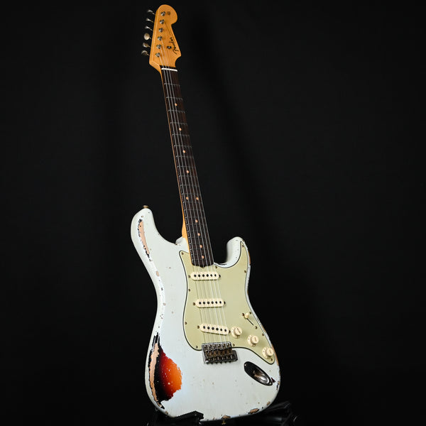 Fender Custom Shop Masterbuilt Todd Krause 1962 Stratocaster w/ Brazilian Rosewood, Heavy Relic- Sonic Blue/ 3 Color Sunburst 2025 (CZ586232)