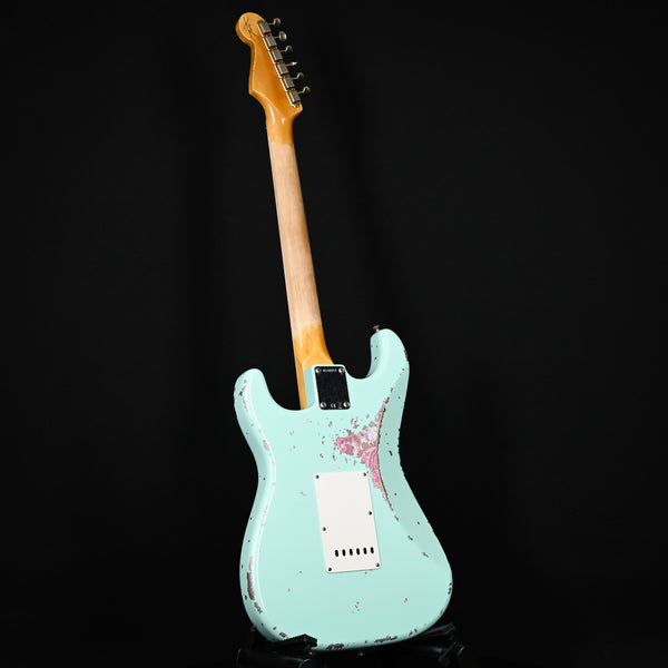 Fender Custom Shop 1962 Stratocaster Heavy Relic Surf Green/ Pink Paisley Josefina Hand Wound Pickups (R136014)