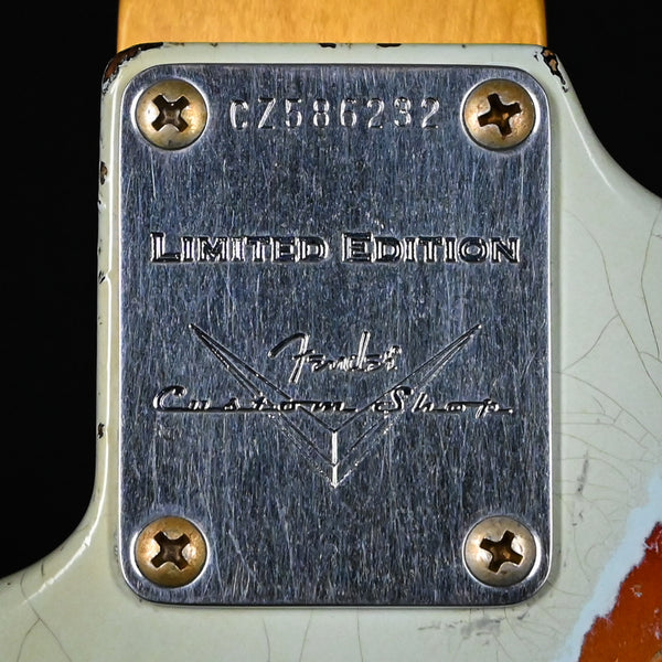 Fender Custom Shop Masterbuilt Todd Krause 1962 Stratocaster w/ Brazilian Rosewood, Heavy Relic- Sonic Blue/ 3 Color Sunburst 2025 (CZ586232)