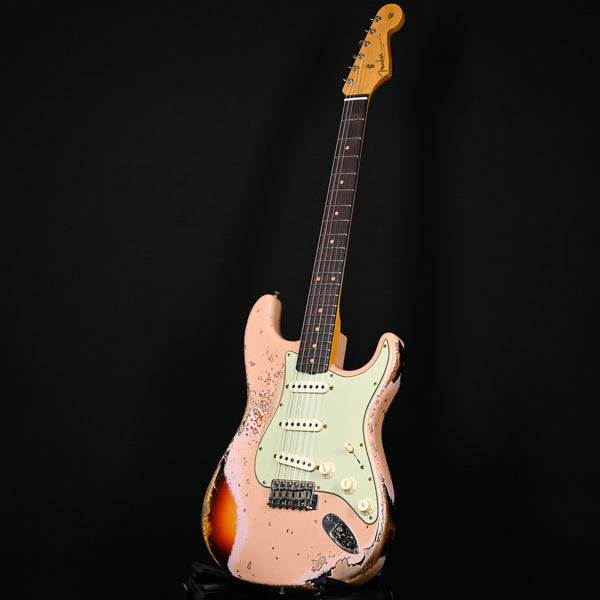 Fender Custom Shop Limited Edition '59 Stratocaster Super Heavy Relic- Aged Dirty Shell Pink/ Chocolate 3 Tone Sunburst 2025 (CZ586151)