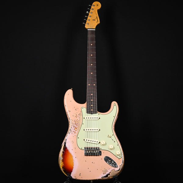 Fender Custom Shop Limited Edition '59 Stratocaster Super Heavy Relic- Aged Dirty Shell Pink/ Chocolate 3 Tone Sunburst 2025 (CZ586151)