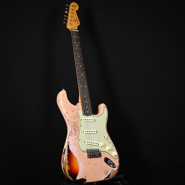 Fender Custom Shop Limited Edition '59 Stratocaster Super Heavy Relic- Aged Dirty Shell Pink/ Chocolate 3 Tone Sunburst 2025 (CZ586151)