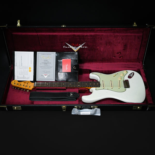 Fender Custom Shop '59 Special Stratocaster Journeyman- Aged Olympic White 2023 (CZ573566)
