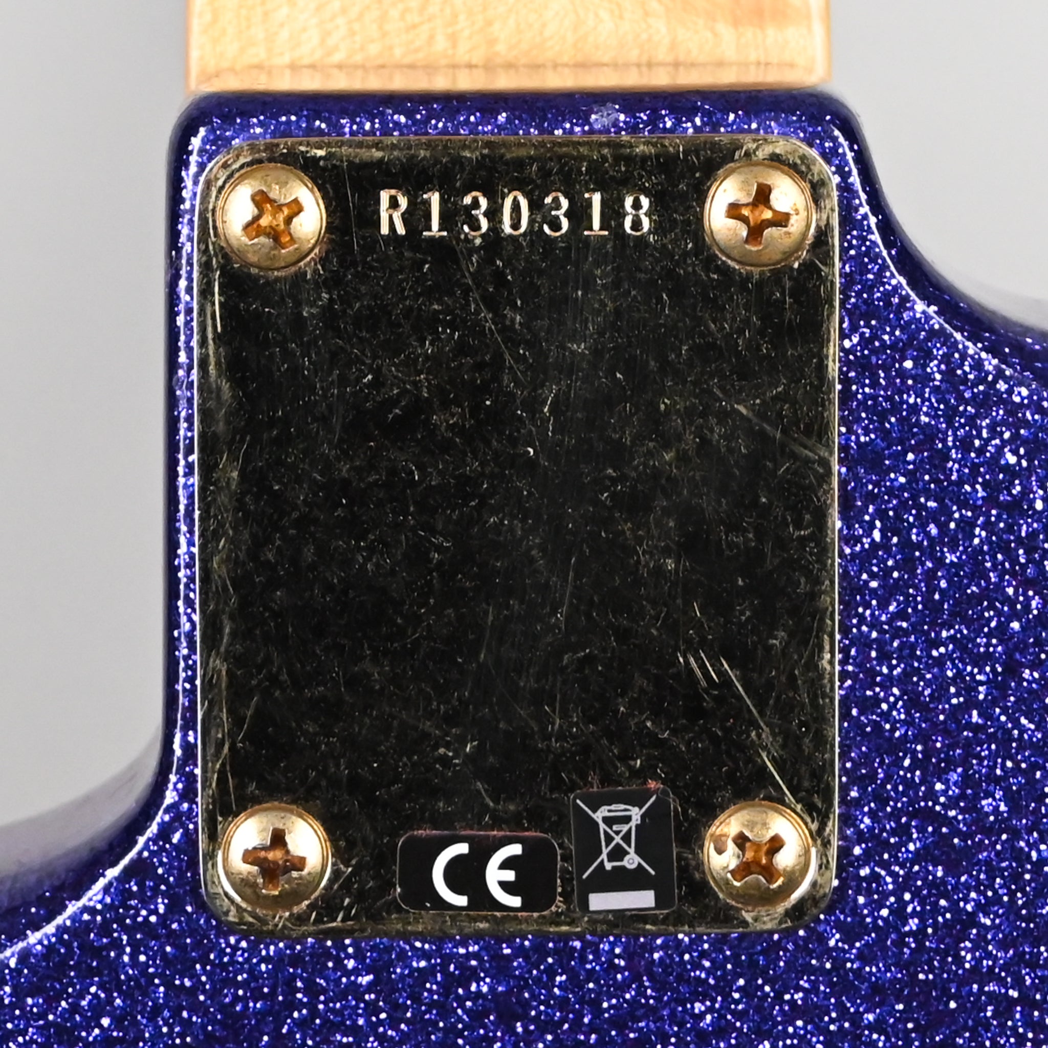 Fender Custom Shop 1962 Stratocaster w/ Gold Hardware Heavy Relic- Purple Sparkle / Black Paisley 2026 (R130318)
