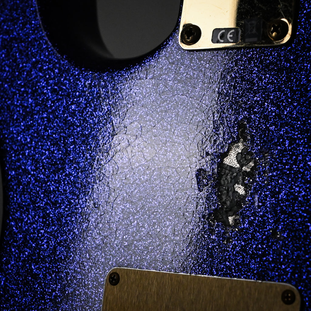 Fender Custom Shop 1962 Stratocaster w/ Gold Hardware Heavy Relic- Purple Sparkle / Black Paisley 2026 (R130318)