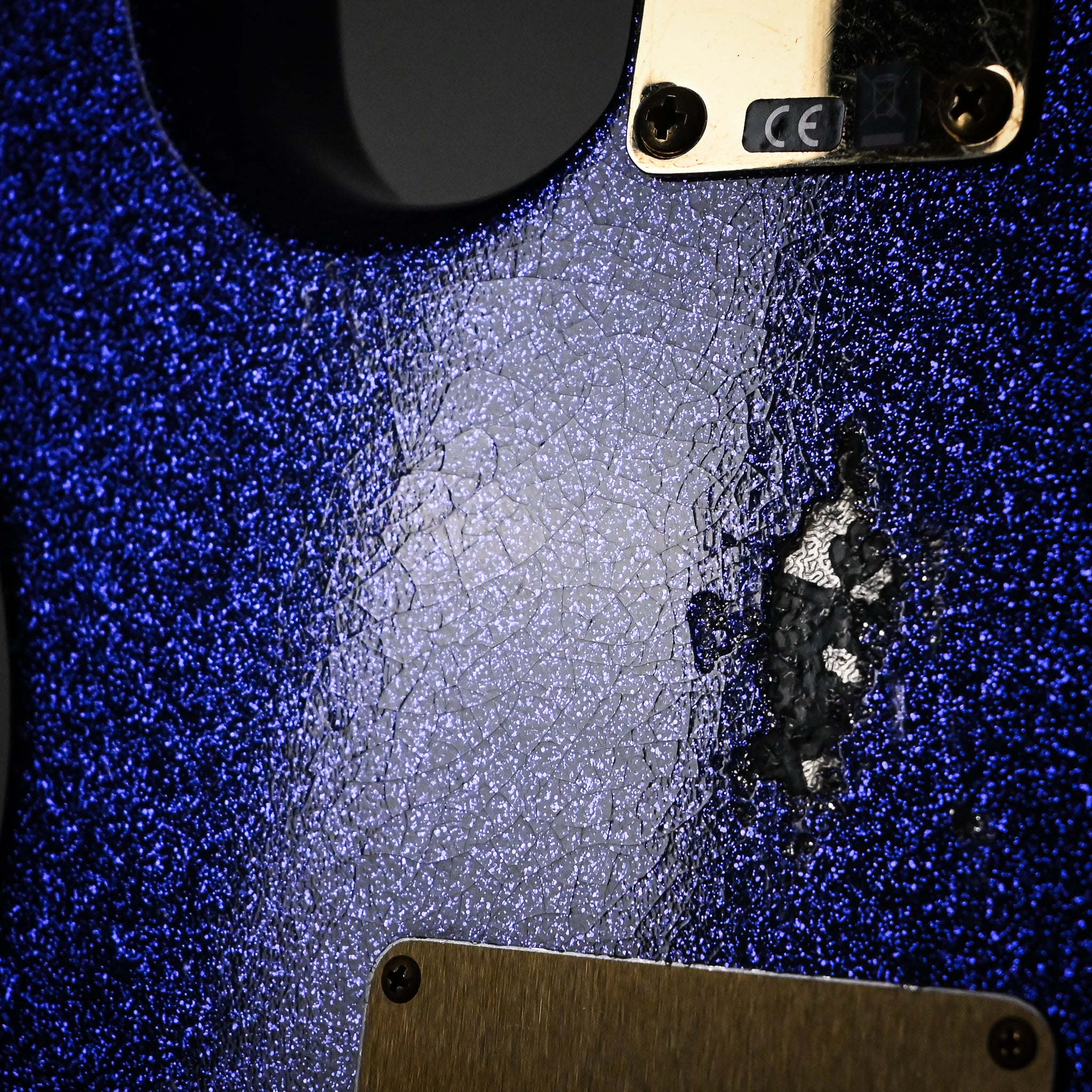 Fender Custom Shop 1962 Stratocaster w/ Gold Hardware Heavy Relic- Purple Sparkle / Black Paisley 2026 (R130318)