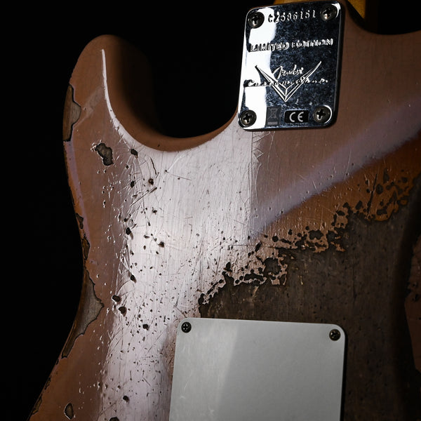 Fender Custom Shop Limited Edition '59 Stratocaster Super Heavy Relic- Aged Dirty Shell Pink/ Chocolate 3 Tone Sunburst 2025 (CZ586151)