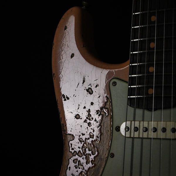 Fender Custom Shop Limited Edition '59 Stratocaster Super Heavy Relic- Aged Dirty Shell Pink/ Chocolate 3 Tone Sunburst 2025 (CZ586151)