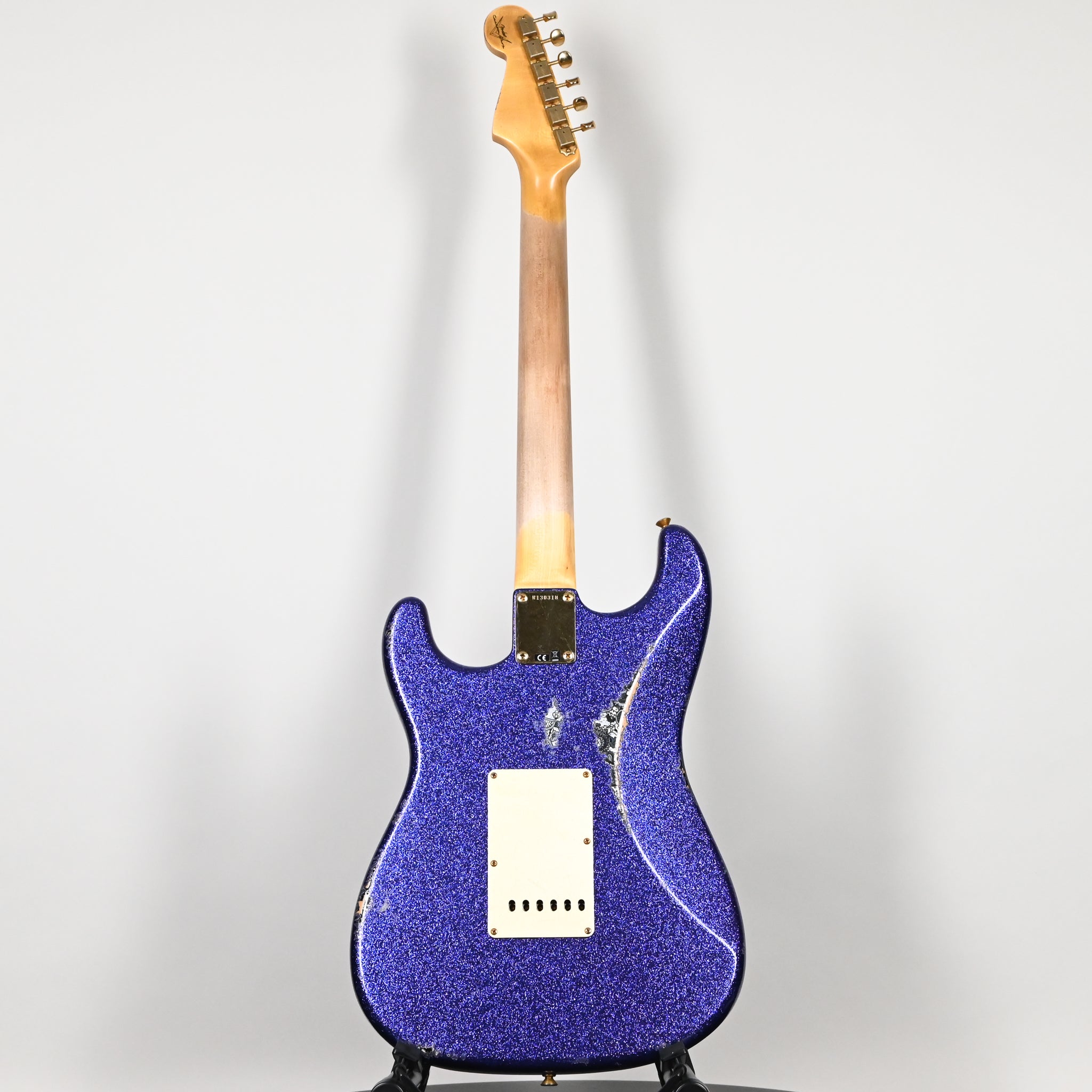 Fender Custom Shop 1962 Stratocaster w/ Gold Hardware Heavy Relic- Purple Sparkle / Black Paisley 2026 (R130318)
