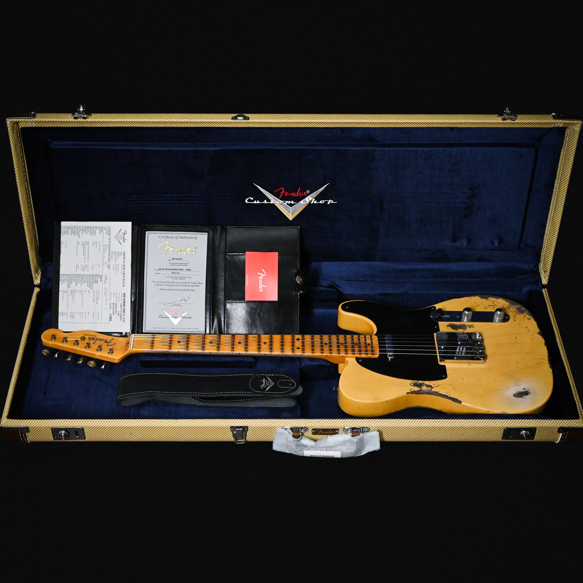 Fender Custom Shop '52 Telecaster Heavy Relic- Aged Nocaster Blonde 2026 (R151141)