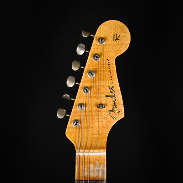 Fender Custom Shop Limited Edition Red Hot Hard Tail Stratocaster Heavy Relic- Faded Aged Chocolate 3 Tone Sunburst 2024 (CZ581284)