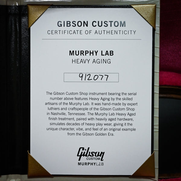 Gibson Custom 1959 Les Paul Standard Reissue Murphy Lab Heavy Aged- Golden Poppy Burst 2021 (912077)