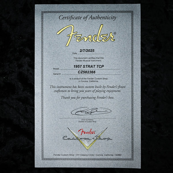 Fender Custom Shop 1957 Stratocaster Time Capsule Finish- Dirty White Blonde 2025 (CZ582366) B-Stock