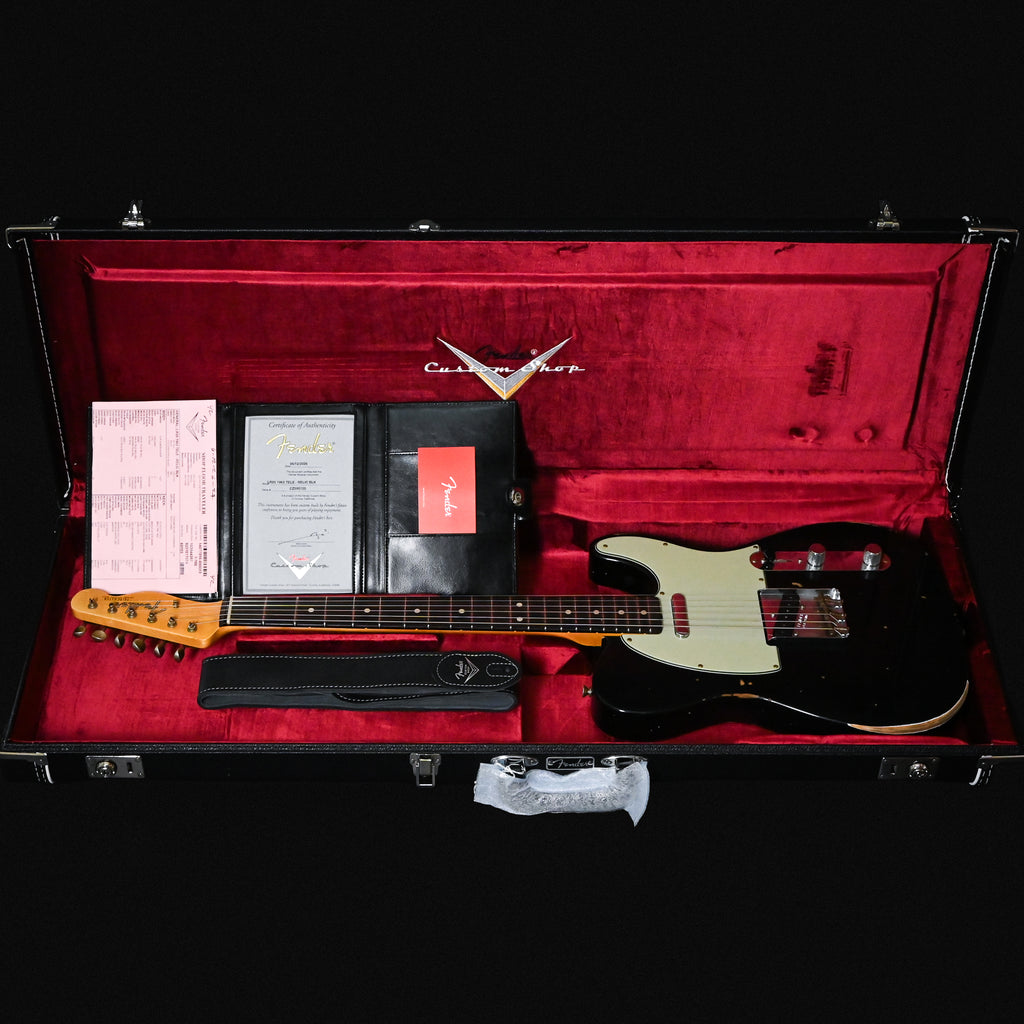 Fender Custom Shop Limited Edition 1963 Telecaster Relic- Black 2026 (CZ590720)