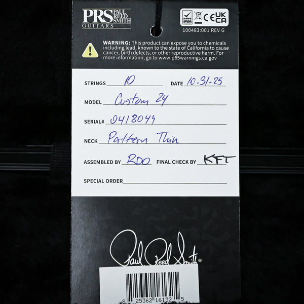 PRS Custom 24 w/ DMO Pickups- Custom Color 2025 (0418049)