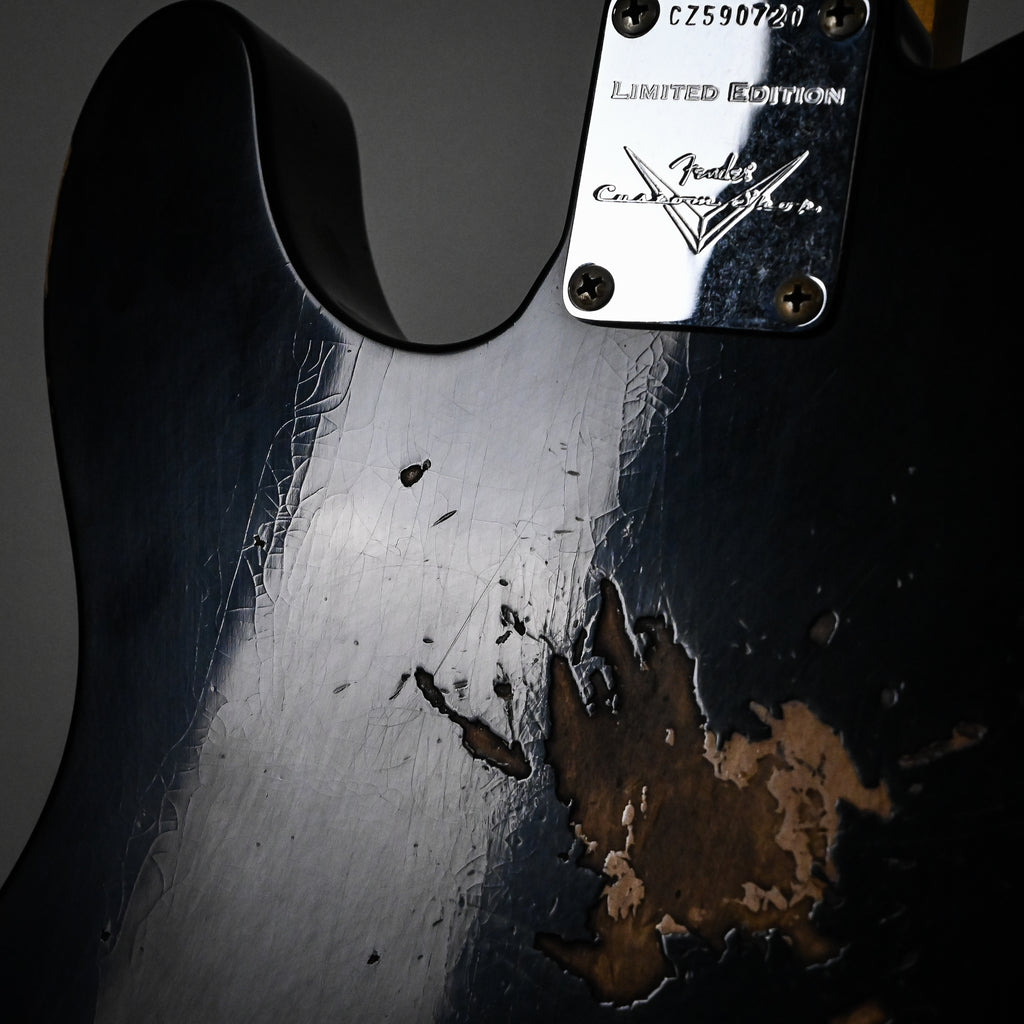 Fender Custom Shop Limited Edition 1963 Telecaster Relic- Black 2026 (CZ590720)
