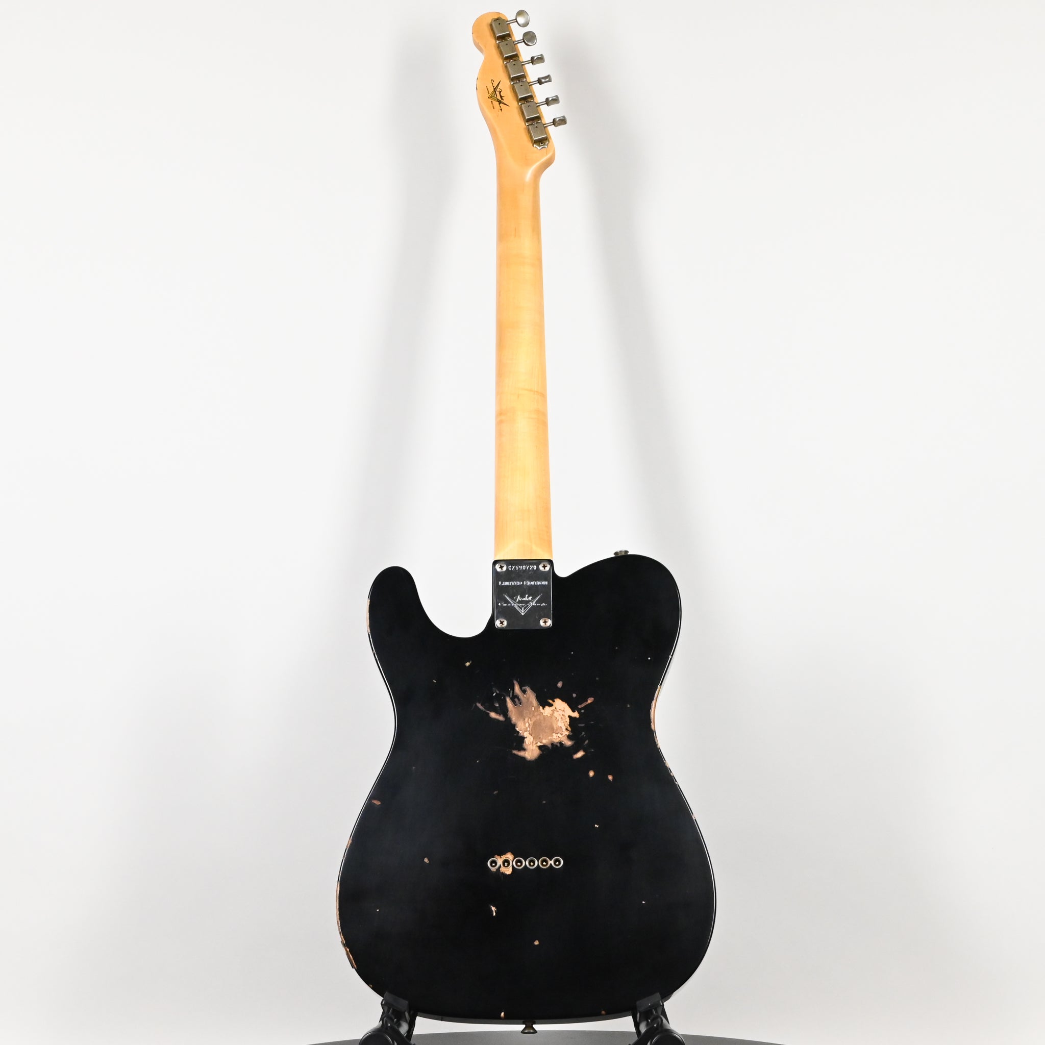 Fender Custom Shop Limited Edition 1963 Telecaster Relic- Black 2026 (CZ590720)