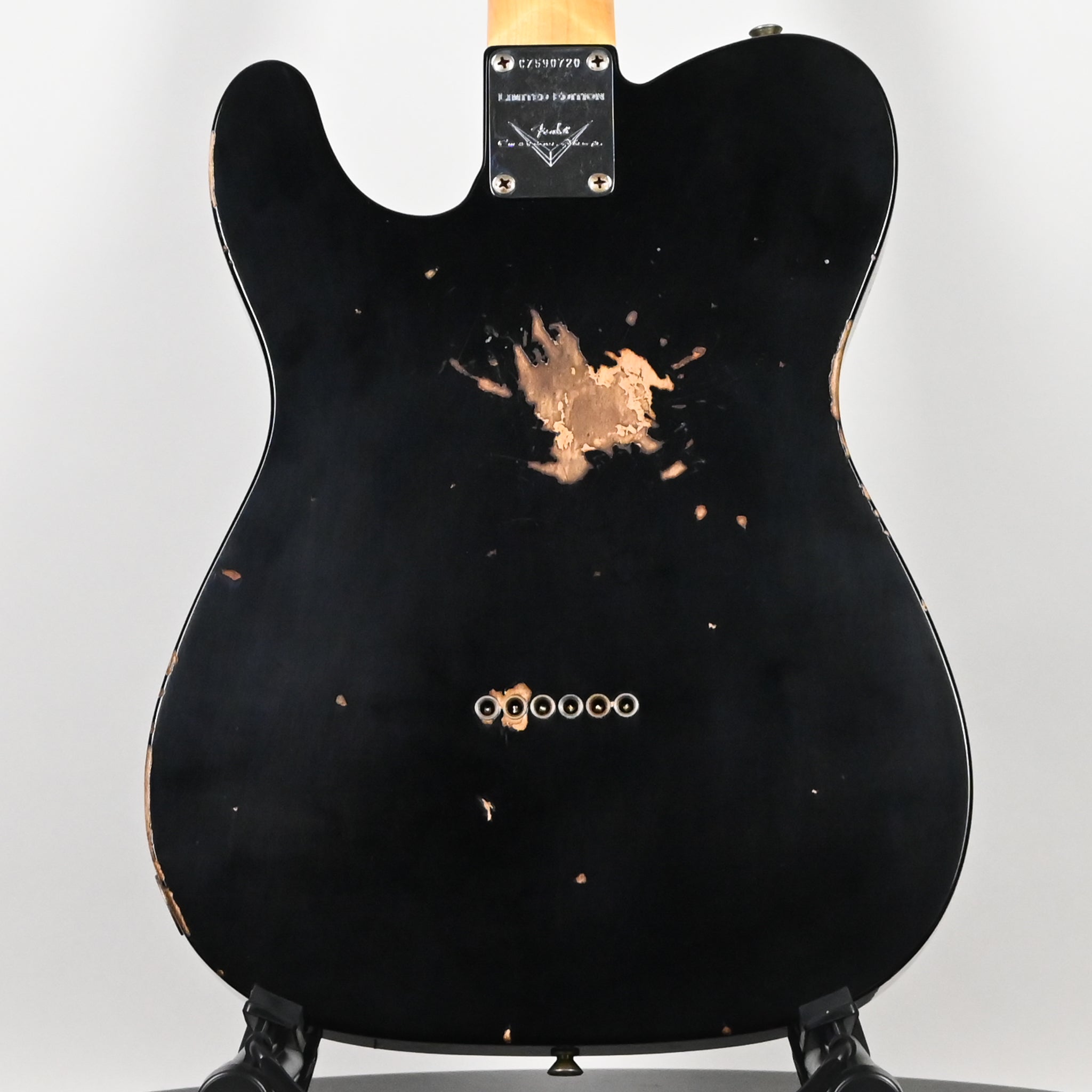 Fender Custom Shop Limited Edition 1963 Telecaster Relic- Black 2026 (CZ590720)